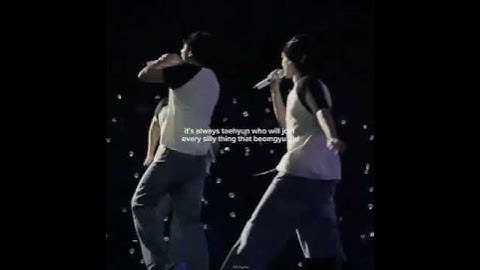 Taehyun is always fond by gyu