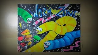 Menggambar game cacing - worms zone screenshot 2