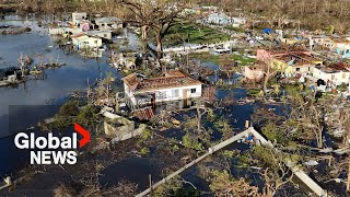 Parts of Jamaica left in shambles after Hurricane Melissa, drone video shows
