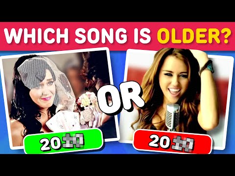 WHICH SONG IS OLDER Song Quiz 