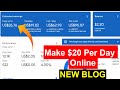 💰💰How To Make $20 Per Day Online From Blogging 2021 in Hindi [Best Idea Rank Site]