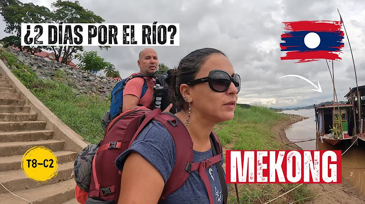 🤯 ¡Así es viajar en BOTE por el RÍO MEKONG en LAOS!