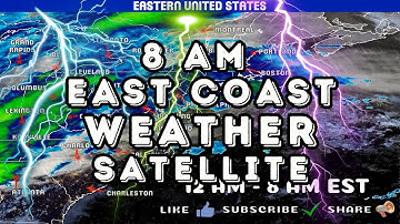8am EAST US Thu Feb 13 Satellite Weather Video & Storm Tracking