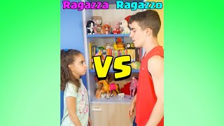 RAGAZZE vs RAGAZZI?! #shorts