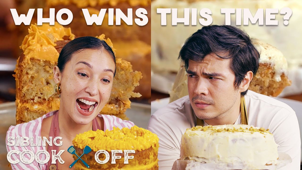 Solenn Vs. Erwan Carrot Cake Competition | Sibling Cook-Off | FEATR