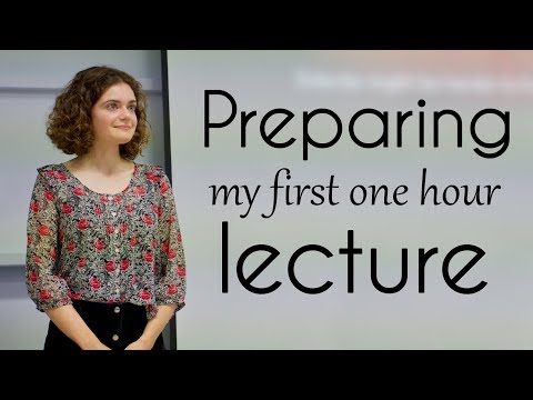 Video: How To Plan A Lecture