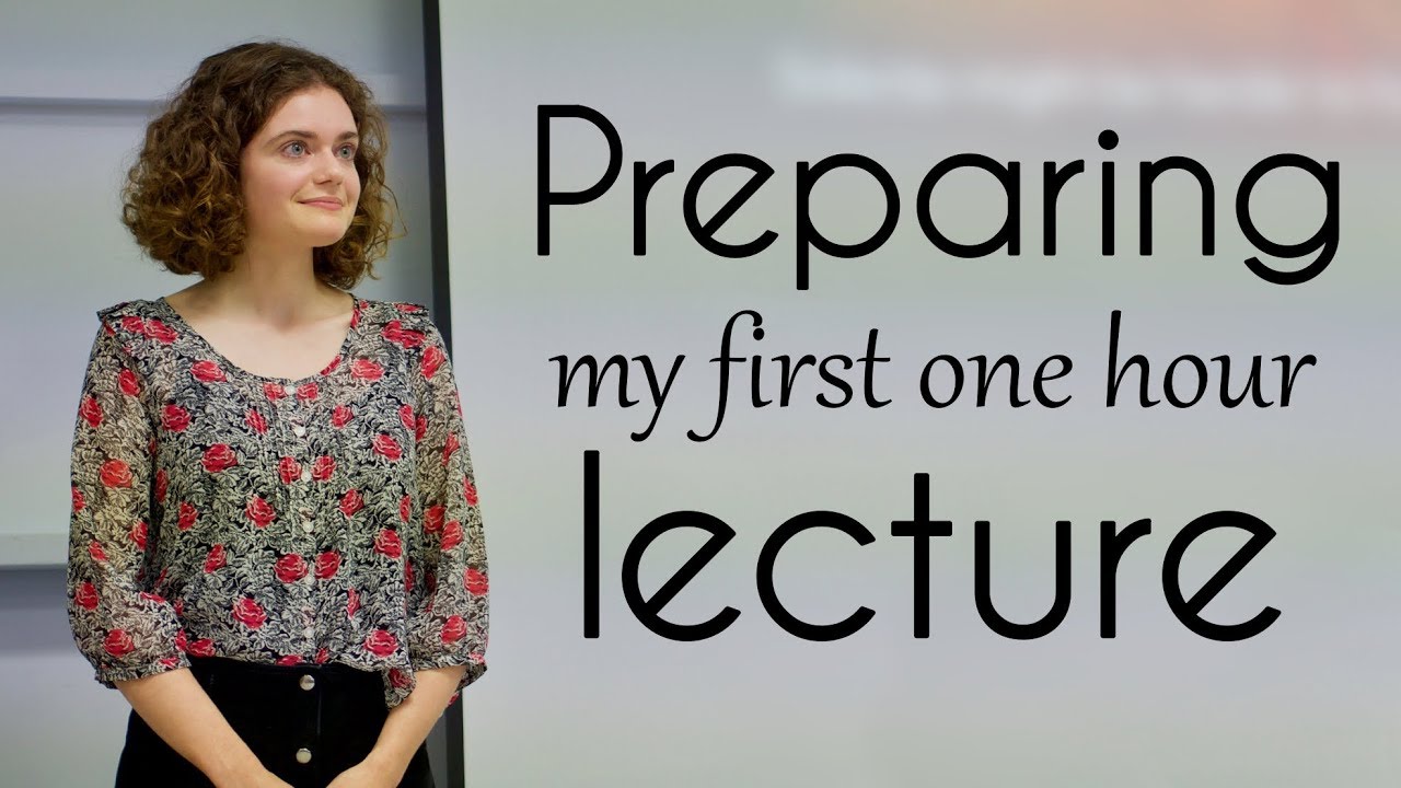 Preparing My First One Hour Lecture Phd Student Youtube