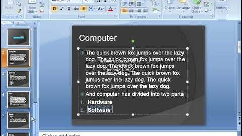 MS PowerPoint 2007 Part 5) in Dari / Farsi Omar Akbari