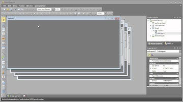 WinForms Reporting -- Introducing the MDI End-User Designer in v2010 Vol 2