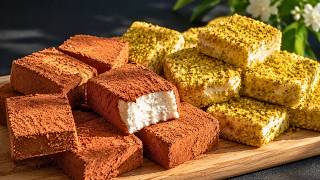 10 minutes! BIRD'S MILK THAT MELTING  IN YOUR MOUTH! SIMPLE Recipe |Candy| Dessert