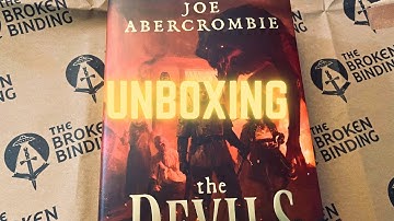 The Devils - Broken Binding unboxing - Joe Abercrombie