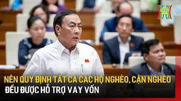 Nên quy định tất cả các hộ nghèo, cận nghèo đều được hỗ trợ vay vốn | Tin tức