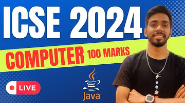 Computer Class 10 ICSE Crash course java 10