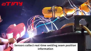 ATINY laser seam tracking system automates welding of 904 stainless steel pipelines.#seamtracking
