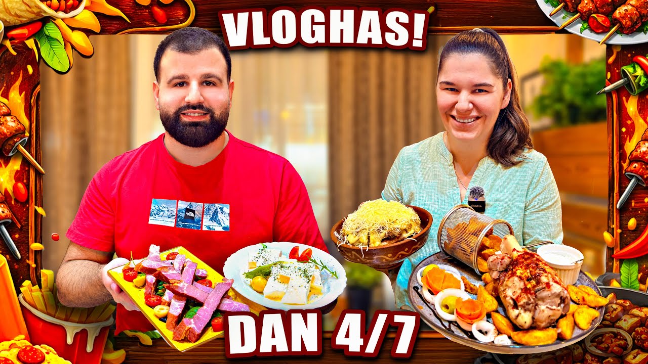 OVAKO SE JEDE NA JUG! Specijaliteti sa roštilja i pod sačem u kafani KOD DVA DRUGARA! Vloghas 4