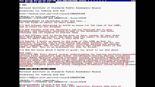 134 - Guidelines For Talking To Mr. God #1 (TempleOS) [2014]