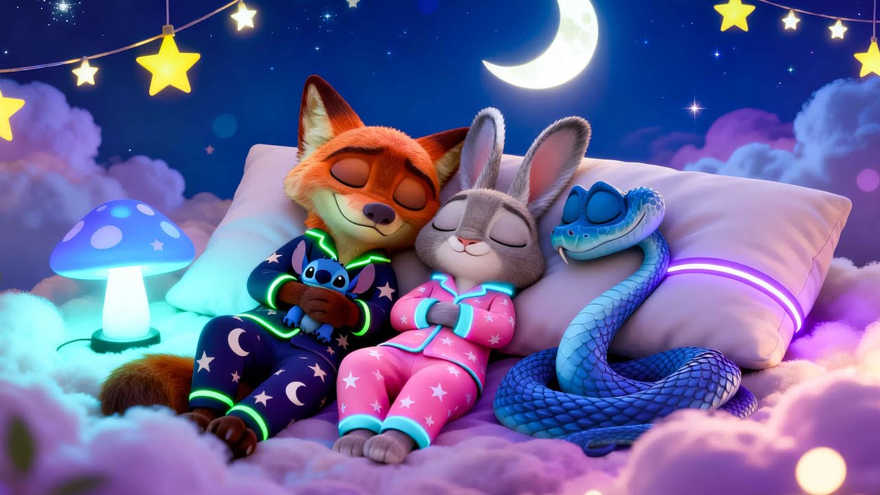 Fall Into Sleep Instantly 😶‍🌫️ Magical Dreams with Zootopia's Judy, Nick & Gary De'Snake 💤