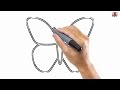 How to draw a butterfly drawing by ucidraw