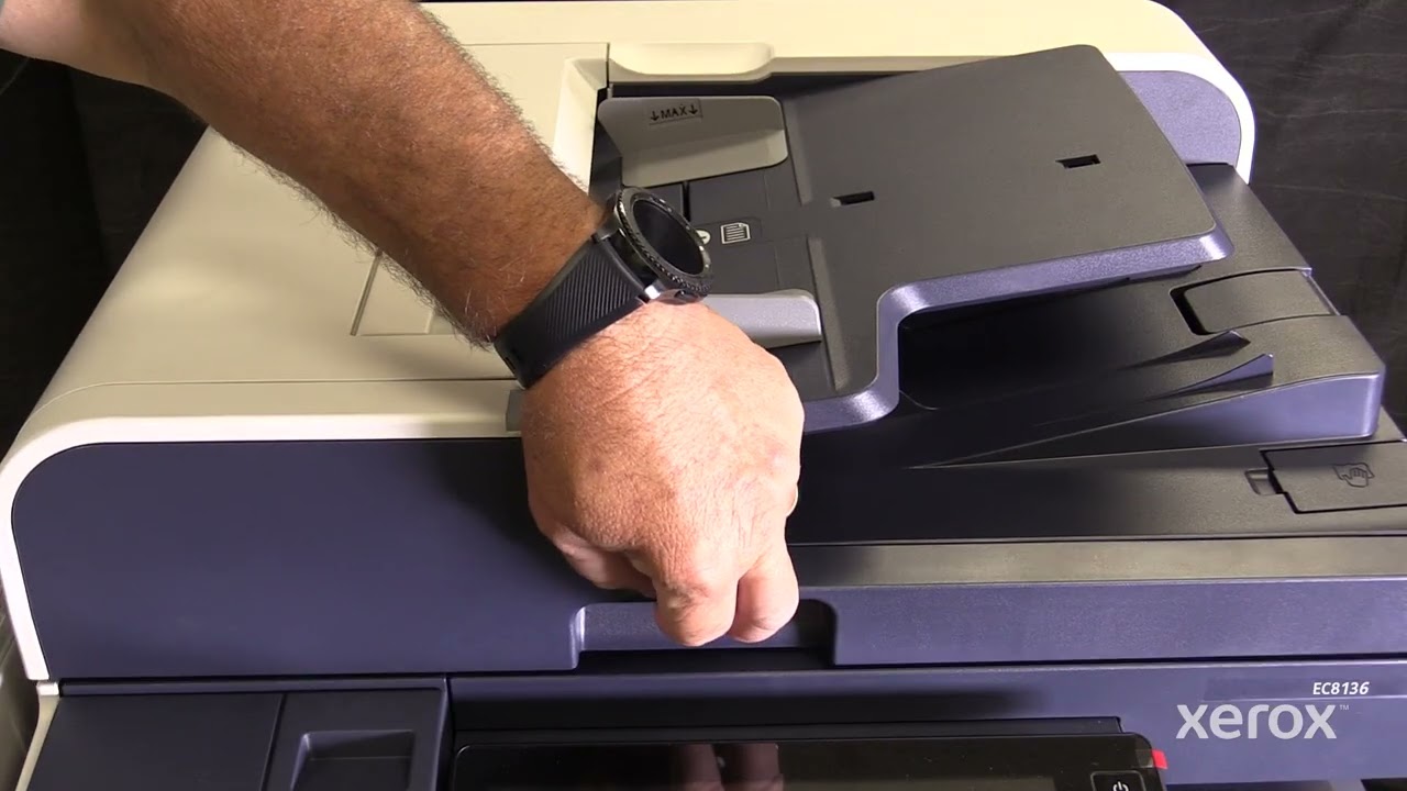 ギラチョスページ Xerox® EC8100 Series Color MFP Cleaning CVT Glass - YouTube