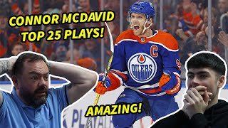 Top 25 Connor McDavid Plays from 2022-23 British Father and Son Reacts