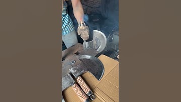 This is the process of installing an axe handle #shorts