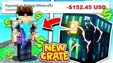 Opening 15 *NEW* INSANE CRATES ($150 USD) in MINECRAFT: PRISONS?! | Minecraft OP PRISON #5