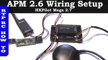 Ardupilot APM 2.6 Wiring, MinumOSD, APM Telemetry Radio, Power Module - XUAV Mini Talon FPV Part 4