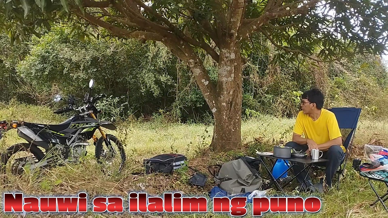 Solo motocamping adventure