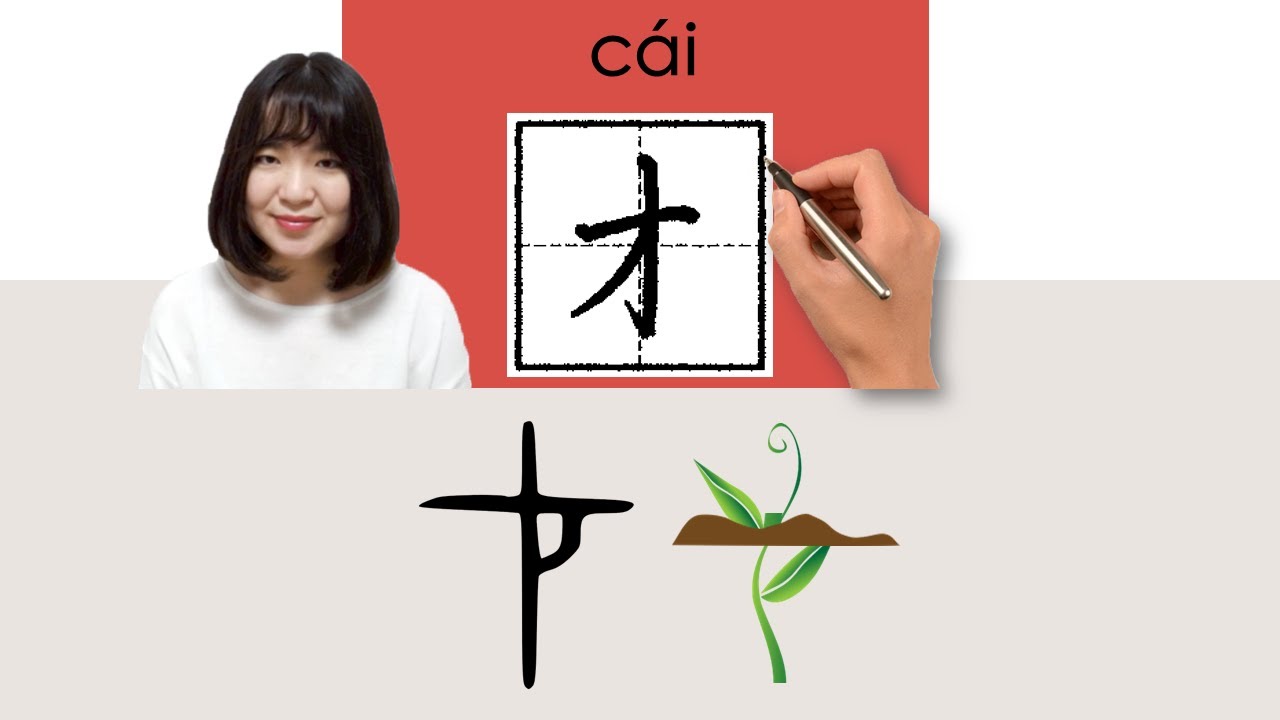 【NEW HSK3】 _才/cai_(not until)How to Pronounce/Memorize/Write Chinese ...