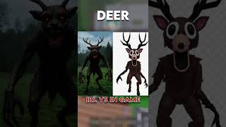 99 NIGHTS IN THE FOREST vs. IRL #99nightintheforest  #roblox #shorts