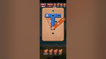 7-20 Level  wood Nuts Bolts screw puzzle game 2025