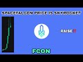 Fcon coin price is skyrocket update in 2024 spacefalcon raise today good opportunity for fcon