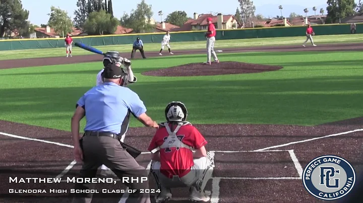 Matthew Moreno Prospect Video, RHP, Glendora High ...