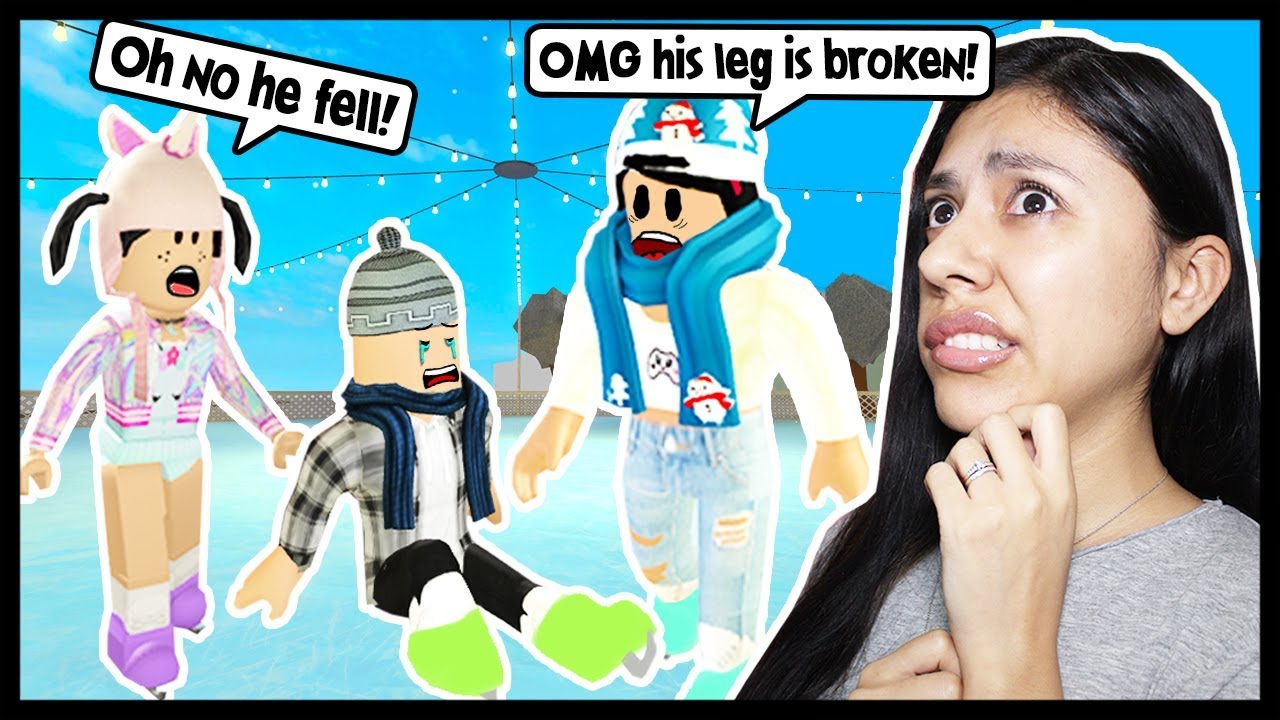 I TOOK MY KIDS ICE SKATING & MY SON BROKE HIS LEG! - Roblox Roleplay ...