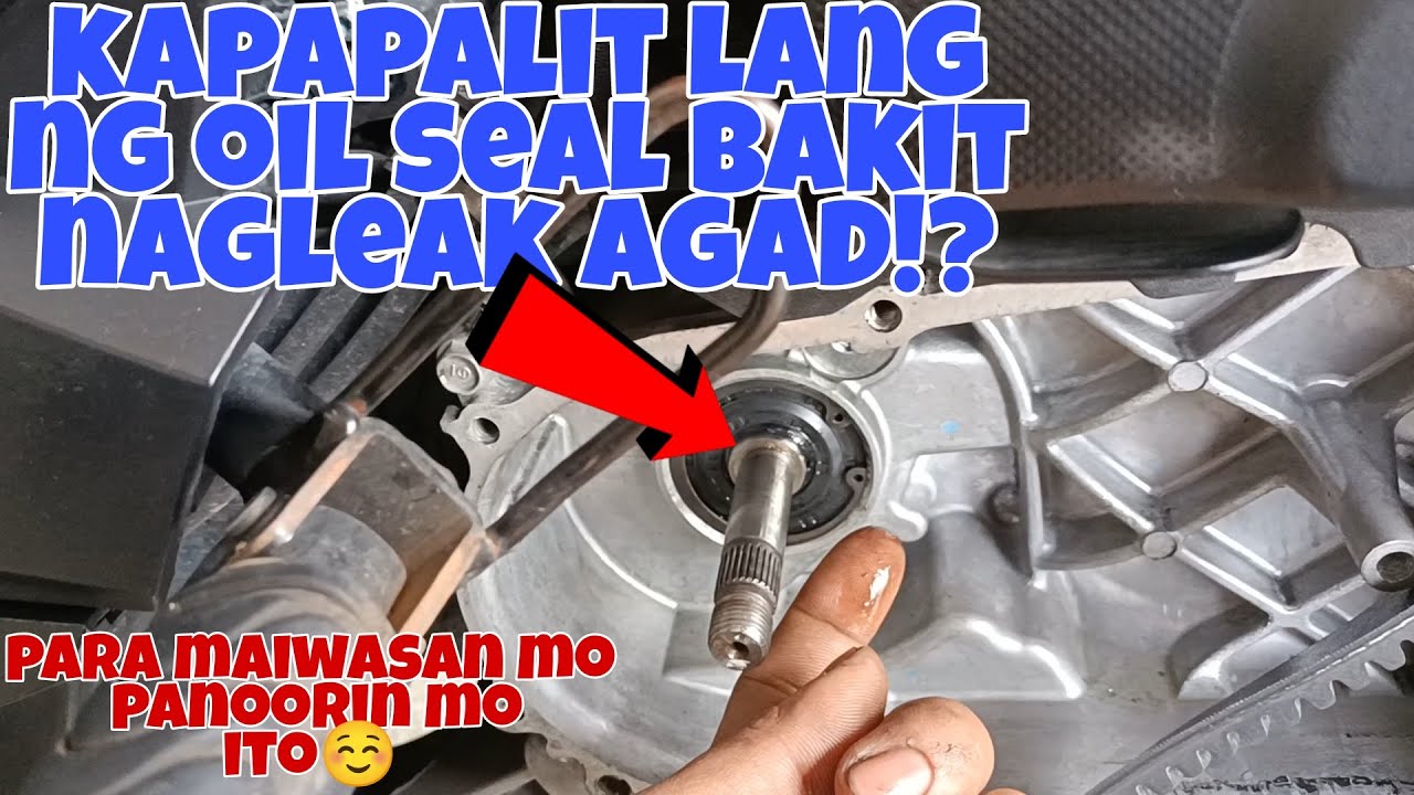 maaring kumatok ang makina ng motor mo dahil sa maling paglagay ng oil seal | honda beat fi