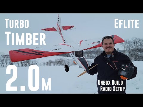 E-flite - Turbo Timber SWS - 2.0m - Unbox, Build, & Radio Setup