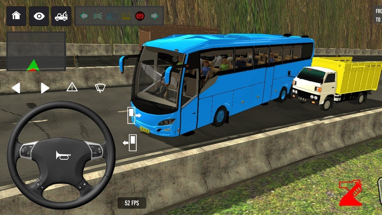 😭 Steep Hill Driving Disaster | 😱 Bus Slipped Off Route | 🔥 Bus Simulator India #simulator #gameplay