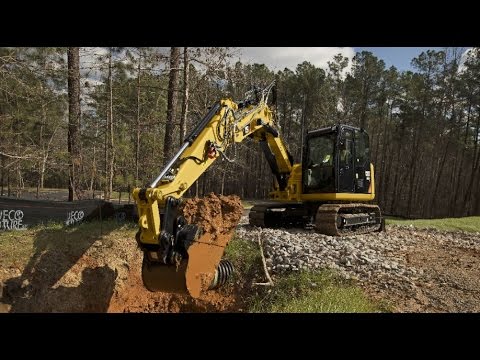 Cat excavator videos