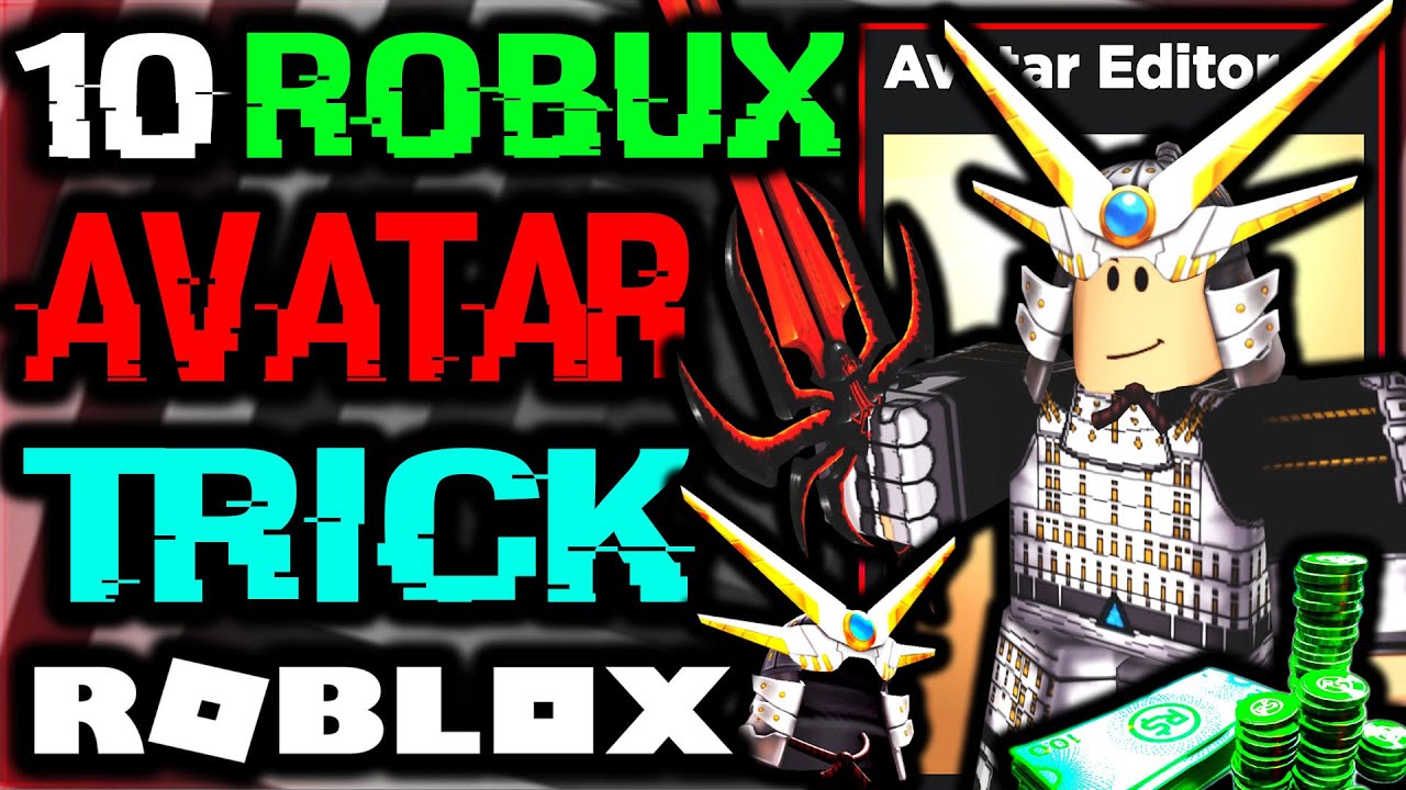 10 ROBUX SAMURAI ROBLOX AVATAR TRICK !! - YouTube