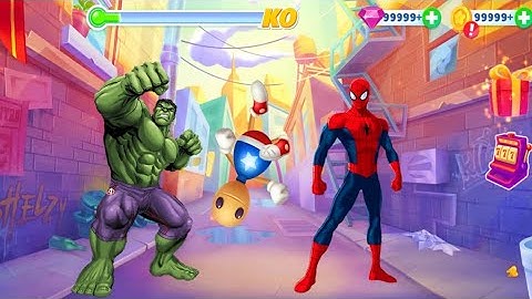 kick the buddy hulk vs spider man God power😱🥵