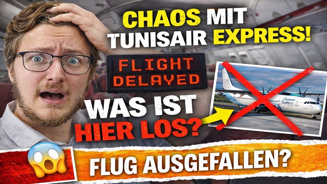 CHAOS-AIRLINE Tunisair Express! Das hast du noch nicht erlebt!