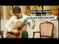 Goran krivokapic plays prelude from bwv 998 by j s bach on classical guitar