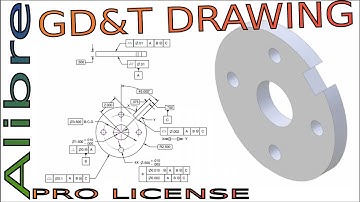 Alibre- Lets Make a GD&T Drawing |JOKO ENGINEERING|