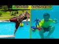 TIPOS DE CRIANÇAS NA PISCINA 5| Família Maloucos