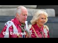 King and Queen attend St Paul’s Cathedral for OBE service in striking pink robes