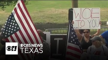Protesters show up outside North Texas ICE job fair