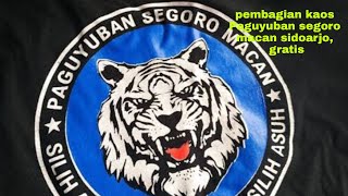 Paguyuban segoro Macan, pembagian jatah kaos gratis untuk anggota PSM