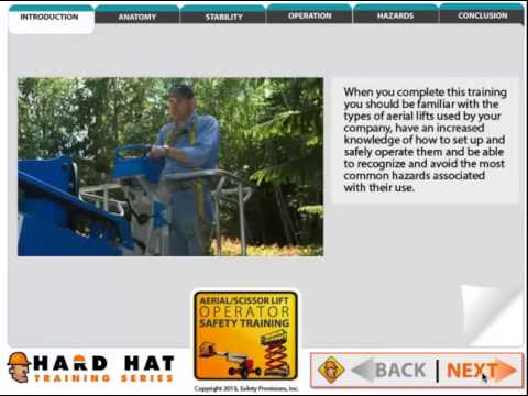 Online Scissor Lift Safety Training - YouTube