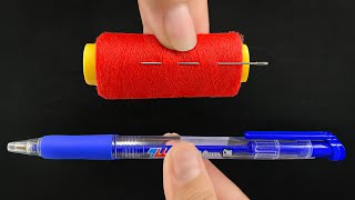 How To Thread A Needle In 1 Second, Easy For The Elderly