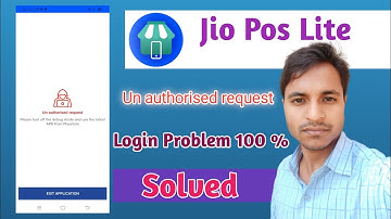 Jio pos lite problem || Jio pos lite unauthorised request problem || Virendra tech official 2.0